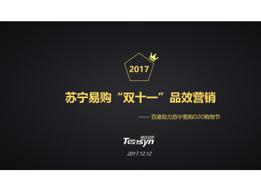2017苏宁易购“双十一”品效营销